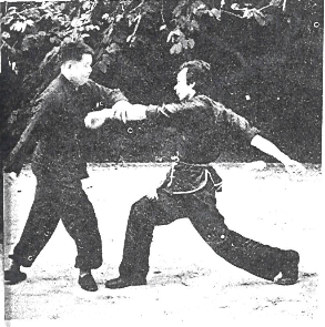 Choy Lee Fut 蔡李佛 Elder Du Hon Cheung and Chu Siu Kee demonstrating Sau Ceoi 捎搥